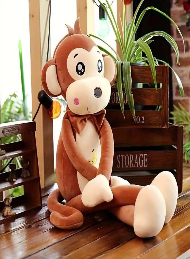 Tickles Monkey Soft Stuffed Plush Animal Toy for Kids Boys & Girls Birthday Gift (Color: Brown Size: 35 cm) - Image 2